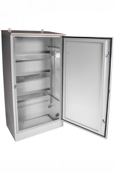 Киоск низкого напряжения КЛ 209 с открытой дверью